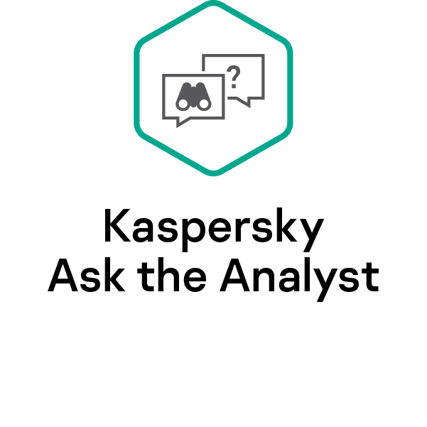 <strong>Kaspersky Ask The Analyst</strong><br /> is a service that lets businesses consult with Kaspersky experts for guidance on specific cybersecurity threats.