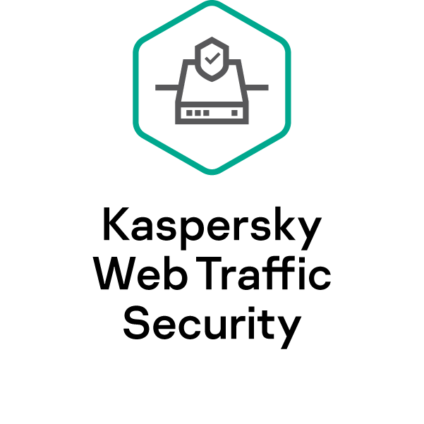 <strong>Kaspersky Web Traffic Security</strong><br /> safeguards your company's internet gateway by filtering malicious traffic and controlling employee web access.